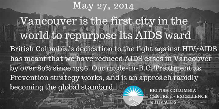 Vancouver will be daubed in red in support to end HIV  for the AIDS Conference
