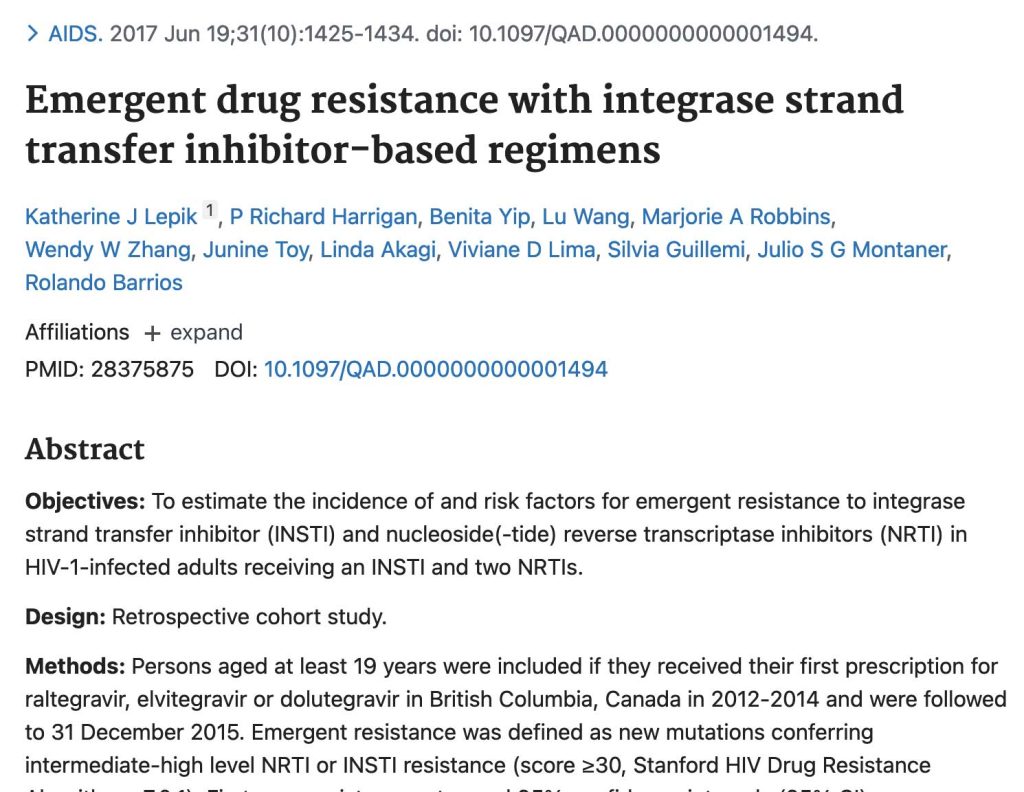 Pharmacovigilance initiative wins award for most highly cited Clinical Science article (2018) published in AIDS