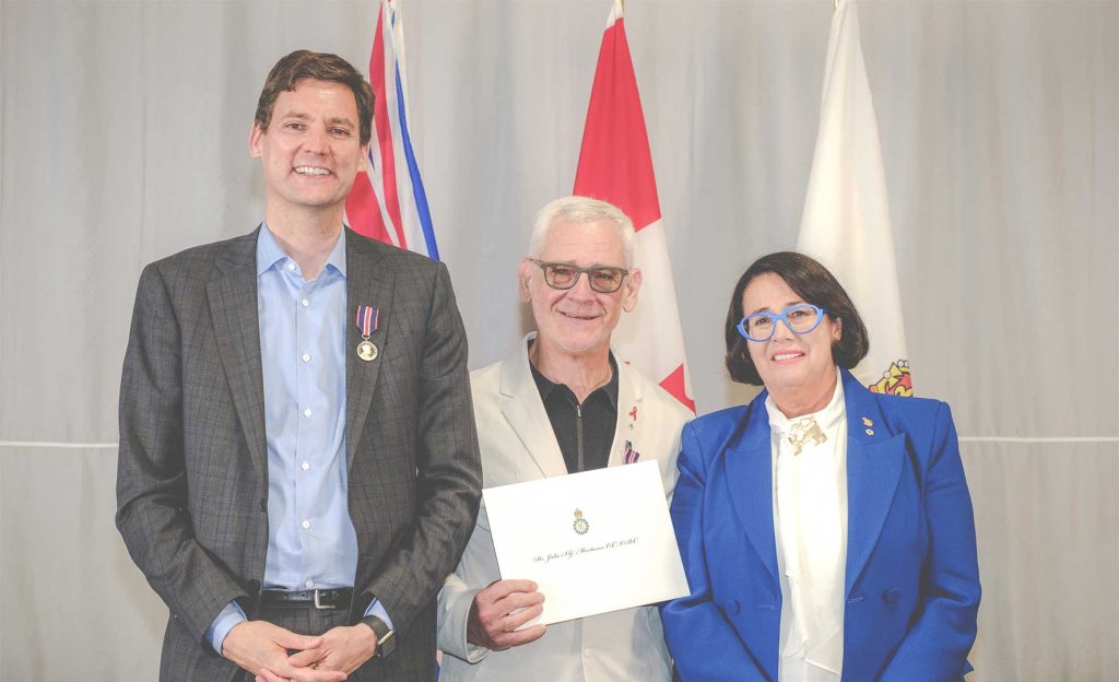 Dr. Julio Montaner receives King Charles III Coronation Medal